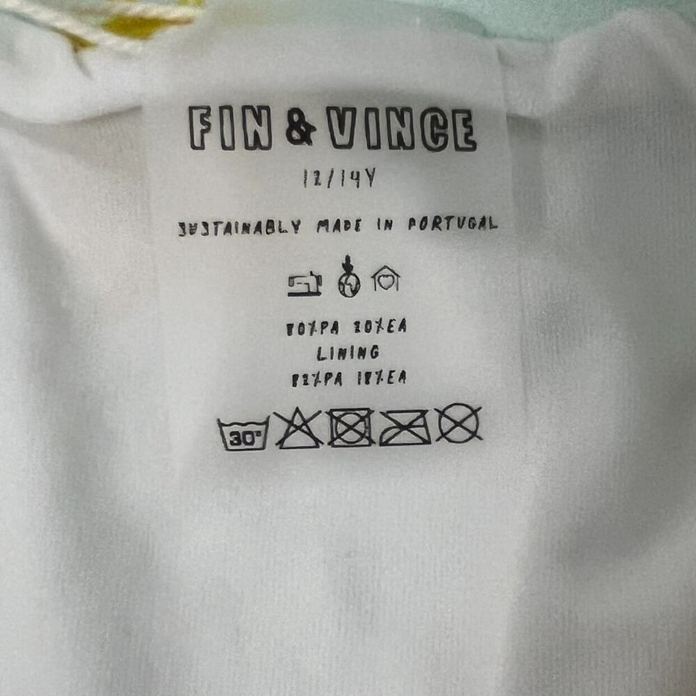 Fin & Vince NWT 12/14 Yrs “Sunrise” Rash Guard - Picture 2 of 5
